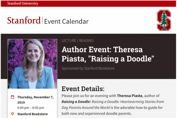 Stanford Bookstore Author Event